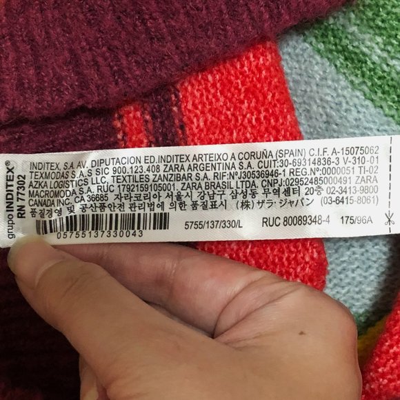 Colorful Striped Sweater - Picture 8 of 9